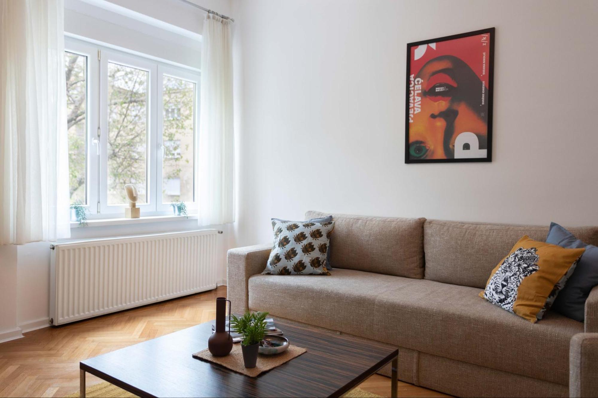 Apartmán Bright And Spacious 2bdr Záhřeb